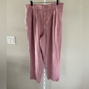 American Eagle Pink Trousers Women’s Size 16 High Rise Casual Pants